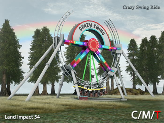 Second Life Marketplace "Killer's" Crazy Swing Ride